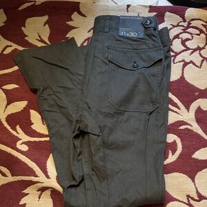 Banana Republic Men's Olive Cargo Pants